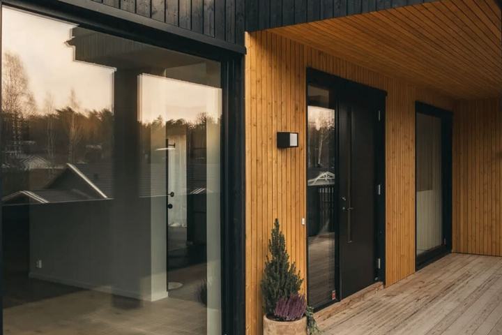 Covered entrance, Single family house, Alster · Sweden